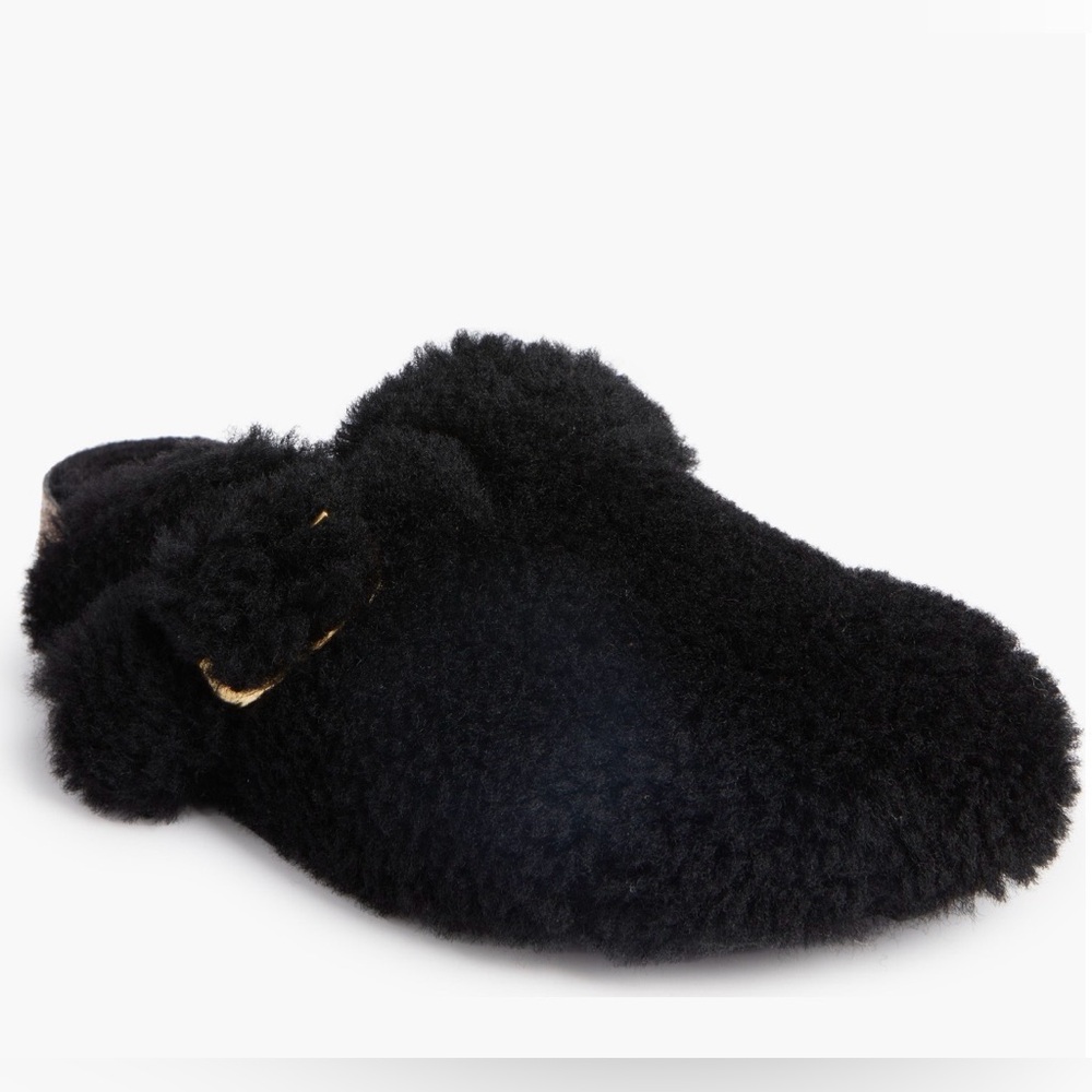 Birkenstock- Boston Big Buckle Genuine Shearling Clog- Discontinued Womens